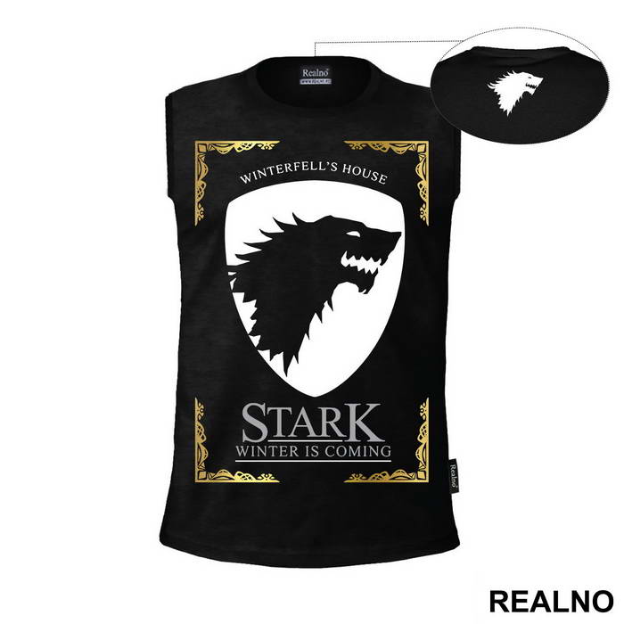 Winterfell's House - Stark - Winter Is Coming - Game Of Thrones - GOT - Majica