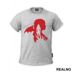 Daenerys Targaryen - Red - Game Of Thrones - GOT - Majica