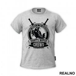 Night's Watch - Crows - The Sword In The Darkness, The Watcher On The Wall - Game Of Thrones - GOT - Majica