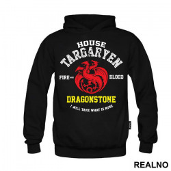 House Targaryen - I Will Take What Is Mine - White, Red And Yellow - Game Of Thrones - GOT - Duks
