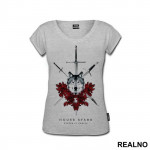 House Stark - Winter Is Coming - Wolf And Red Leafs - Game Of Thrones - GOT - Majica