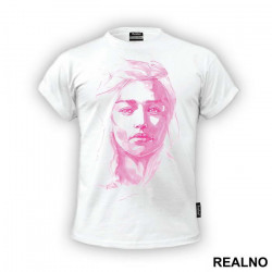 Daenerys Targaryen - Pink Watercolor - Game Of Thrones - GOT - Majica