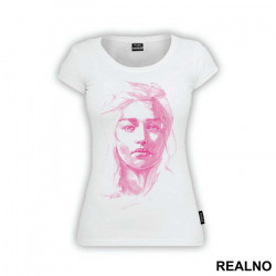 Daenerys Targaryen - Pink Watercolor - Game Of Thrones - GOT - Majica