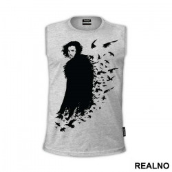 Jon Snow And Crows - Game Of Thrones - GOT - Majica