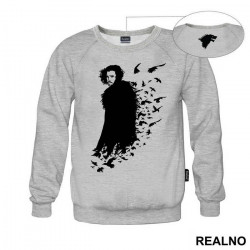 Jon Snow And Crows - Game Of Thrones - GOT - Duks