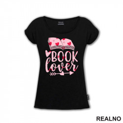 Book Lover - Hearts - Books - Čitanje - Knjige - Majica