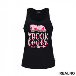 Book Lover - Hearts - Books - Čitanje - Knjige - Majica