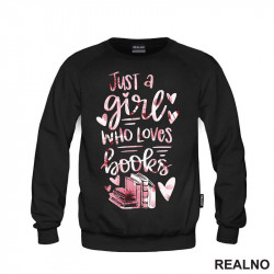 Just A Girl Who Loves Book - Pink - Colors - Books - Čitanje - Knjige - Duks