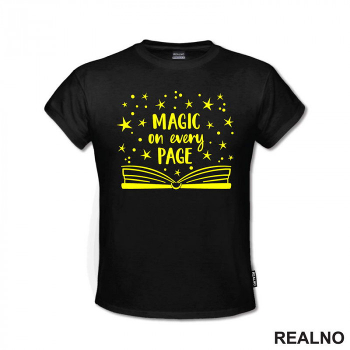 Magic Of Every Page - Yellow - Books - Čitanje - Knjige - Majica