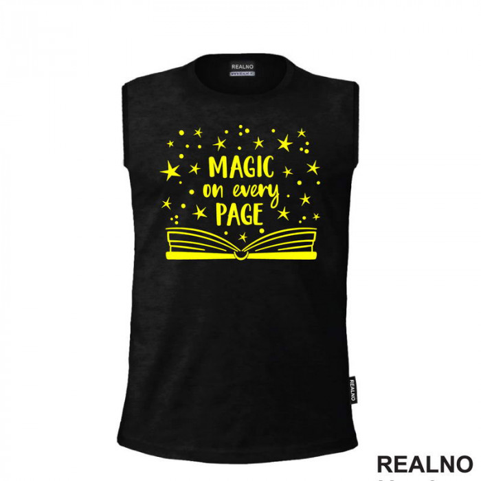Magic Of Every Page - Yellow - Books - Čitanje - Knjige - Majica