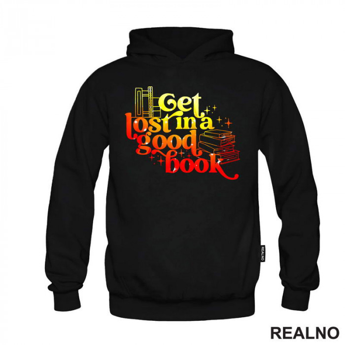 Get Lost In A Good Book - Yellow And Orange - Colors - Books - Čitanje - Knjige - Duks