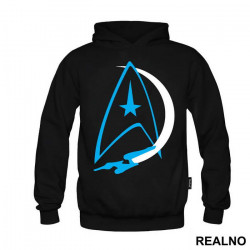 Starfleet And USS Enterprise - Blue - Star Trek - Duks Starfleet And USS Enterprise - Blue - Star Trek - Duks