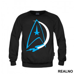 Starfleet And USS Enterprise - Blue - Star Trek - Duks Starfleet And USS Enterprise - Blue - Star Trek - Duks