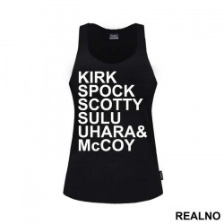 Kirk, Spock, Scotty, Sulu, Uhara & McCoy - Star Trek - Majica Kirk, Spock, Scotty, Sulu, Uhara & McCoy - Star Trek - Majica
