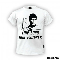 Mr. Spock - Live Long And Prosper - Star Trek - Majica Mr. Spock - Live Long And Prosper - Star Trek - Majica