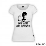 Mr. Spock - Live Long And Prosper - Star Trek - Majica