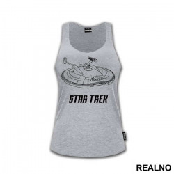 Nx 01 Enterprise And Logo - Star Trek - Majica Nx 01 Enterprise And Logo - Star Trek - Majica