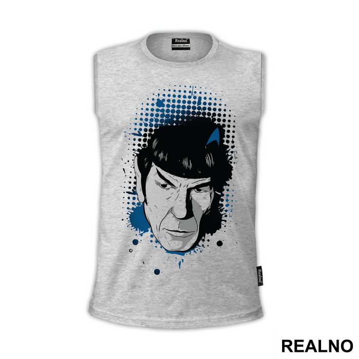 Spock - Blue Dots - Star Trek - Majica