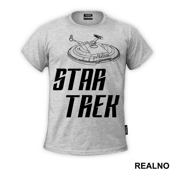 Logo And Nx 01 Enterprise - Star Trek - Majica