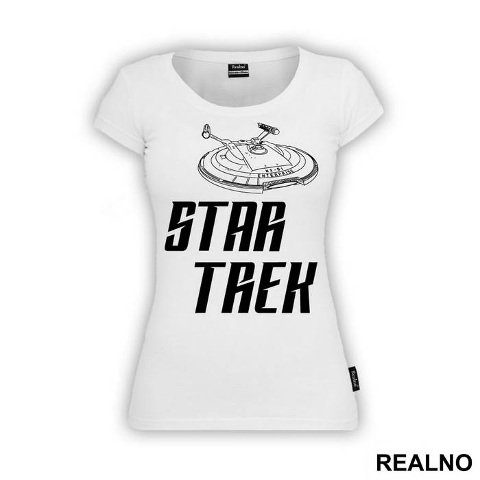 Logo And Nx 01 Enterprise - Star Trek - Majica