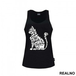 Cats Silhouette - Mačke - Majica