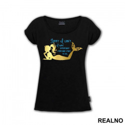 Sorry I Can't I Have Important Mermaid Stuff To Do - Laying On The Stomach - Sirene - Majica