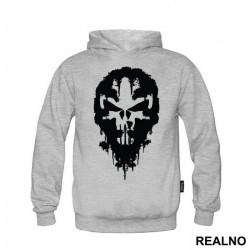 Dripping Black Skull - Punisher - Duks
