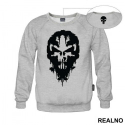 Dripping Black Skull - Punisher - Duks