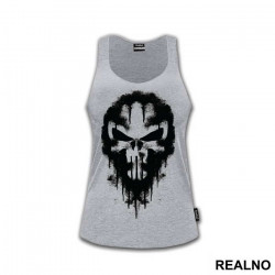 Dripping Black Skull - Punisher - Majica