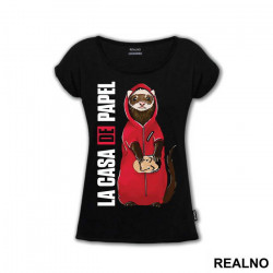 Sofia With The Mask - La Casa de Papel - Money Heist - Majica