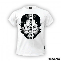 El Profesor - The Professor Split - La Casa de Papel - Money Heist - Majica