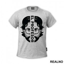 El Profesor - The Professor Split - La Casa de Papel - Money Heist - Majica