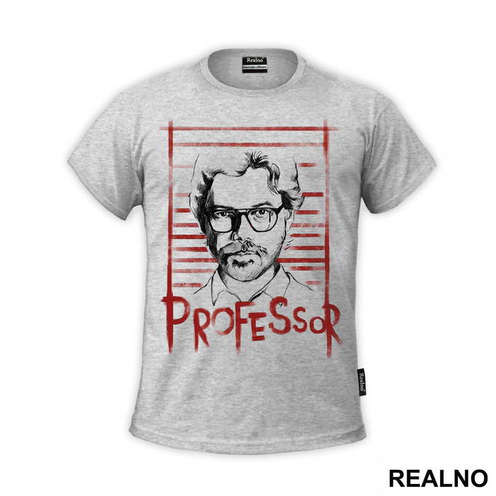 Professor - Profesor Red Lines - La Casa de Papel - Money Heist - Majica
