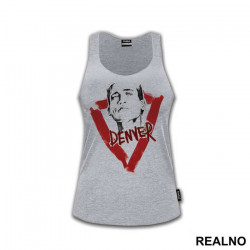 Denver Red Lines - La Casa de Papel - Money Heist - Majica