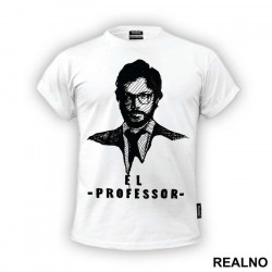 El Profesor - The Professor Illustration - La Casa de Papel - Money Heist - Majica