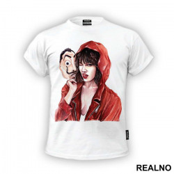 Tokio - Tokyo Wink Mask - La Casa de Papel - Money Heist - Majica