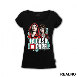 Rio And Tokio - Tokyo Paint Splash - La Casa de Papel - Money Heist - Majica