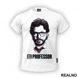 El Profesor - The Professor Portrait - La Casa de Papel - Money Heist - Majica