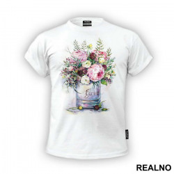 Flowers in a Can - Art - Majica