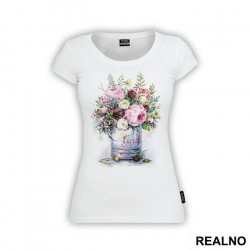 Flowers in a Can - Art - Majica