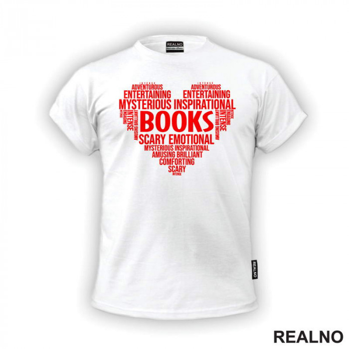 Red Heart - Books - Čitanje - Knjige - Majica