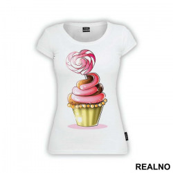 Pink Cupcake - Art - Majica