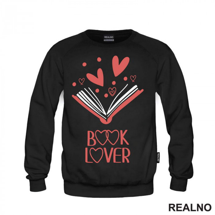Book Lover - Pink Hearts - Books - Čitanje - Knjige - Duks