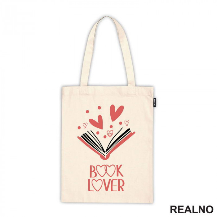 Book Lover - Pink Hearts - Books - Čitanje - Knjige - Ceger