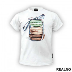 Macaroons - Blue Bow - Art - Majica