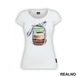 Macaroons - Blue Bow - Art - Majica