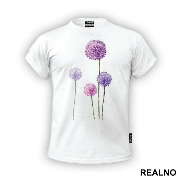 Purple Dandelion - Art - Majica