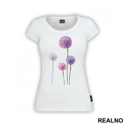 Purple Dandelion - Art - Majica