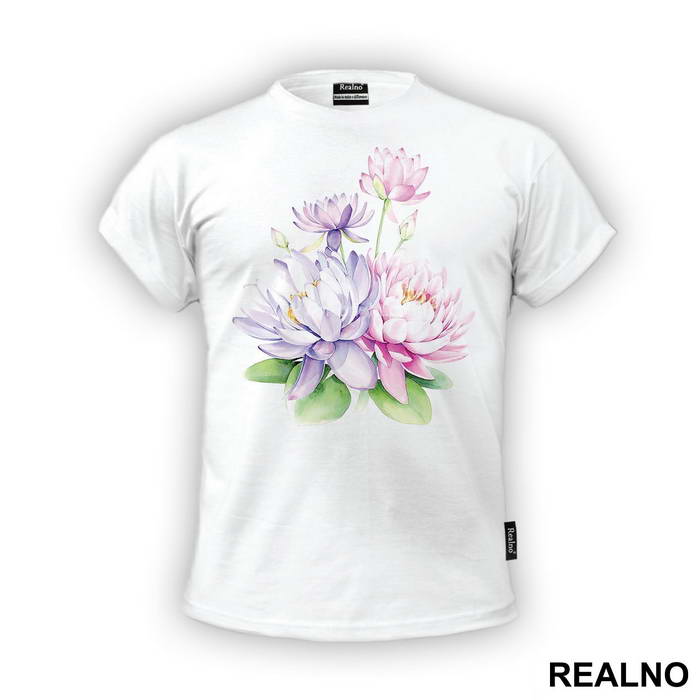 Lotus Flowers - Art - Majica
