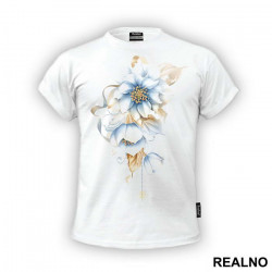 Blue Flowers - Art - Majica